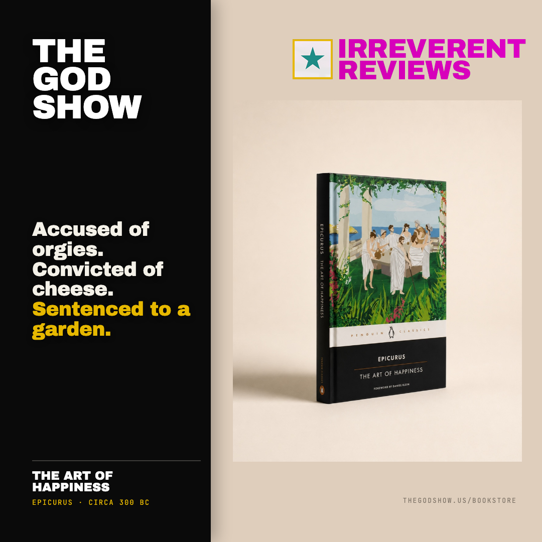 The Art of Happiness — Irreverent Reviews card