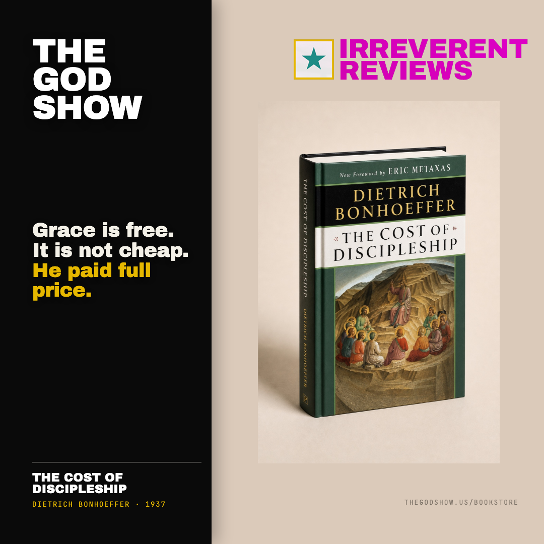 The Cost of Discipleship — Irreverent Reviews card