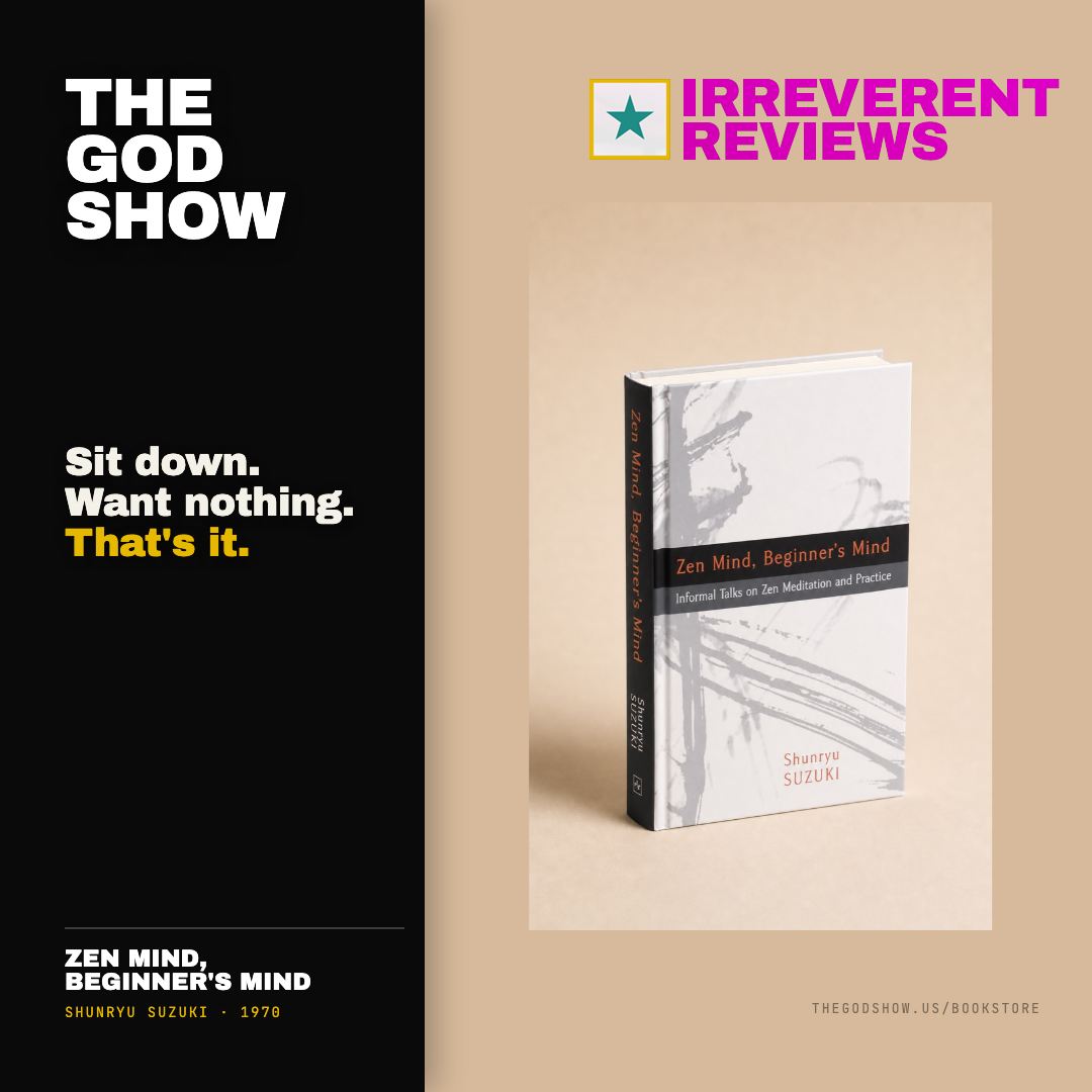 Zen Mind, Beginner's Mind — Irreverent Reviews card